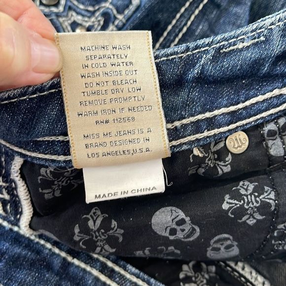 Miss Me Jeans Sz 28 Style JP4375 - Picture 11 of 12